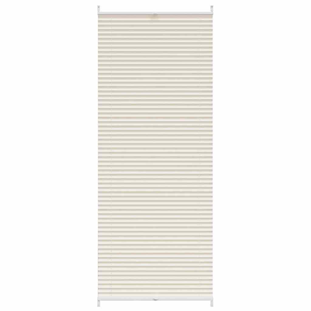 Vidaxl plissé rolgordijn 70x200cm creme