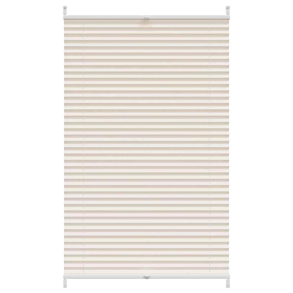 VidaXL Plissee-Rollo 80x150cm Creme