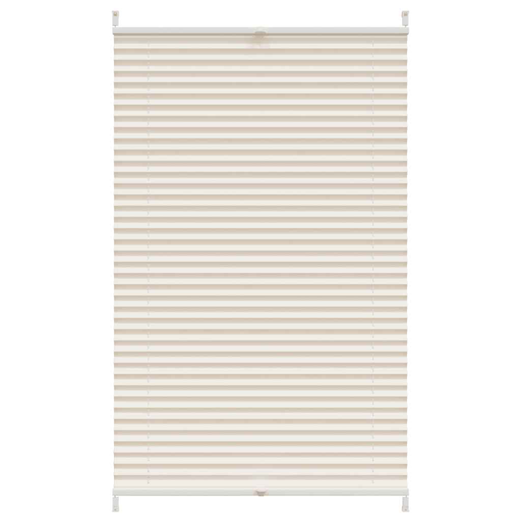 Vidaxl plisséjaloezie 90x100cm crèmekleurig