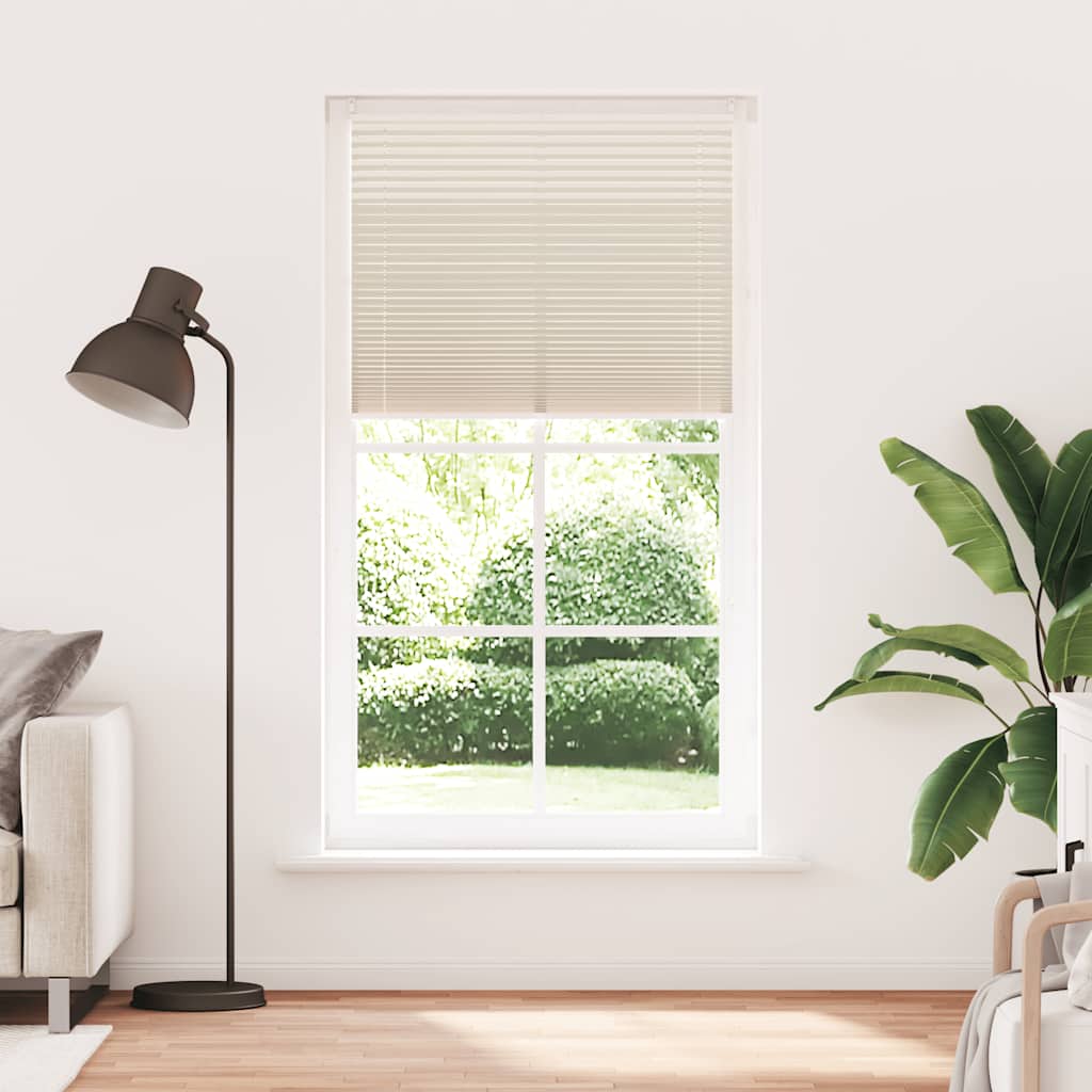 Vidaxl plisséjaloezie 100x200cm crème