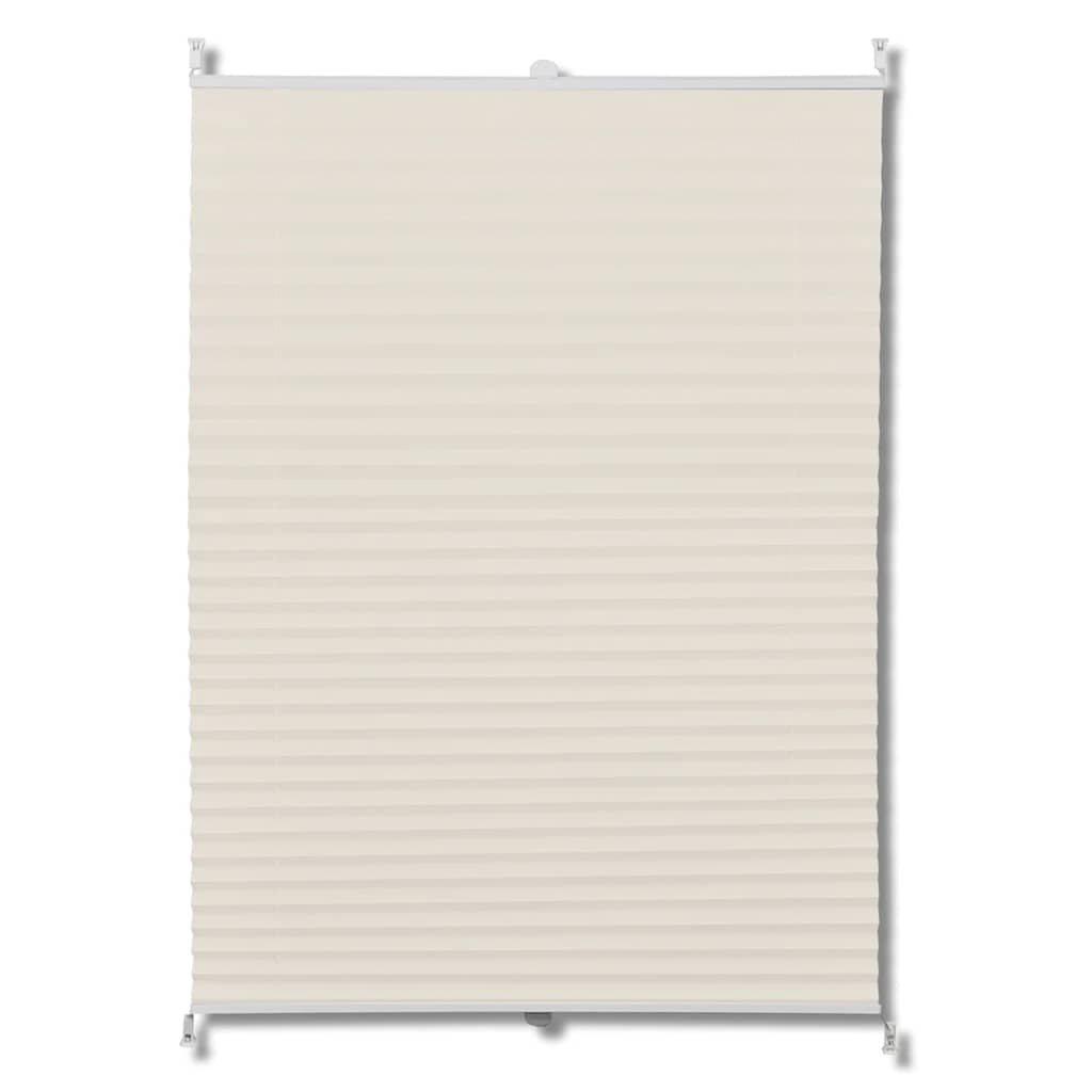 VidaXL Plissees 40x125cm creme