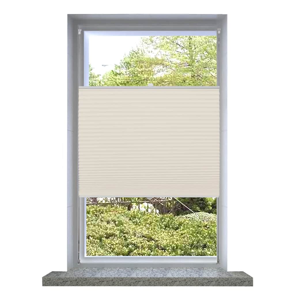 VidaXL Plissees 40x125cm creme