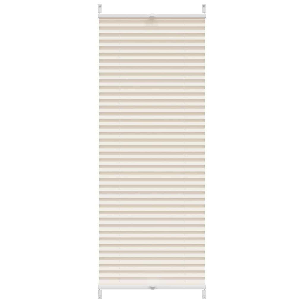 Vidaxl plisséjaloezie 40x150cm crème