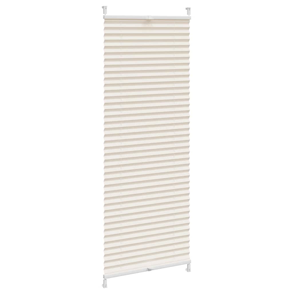 Vidaxl plisséjaloezie 40x150cm crème