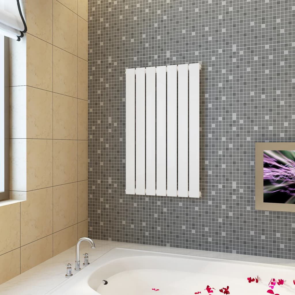 Vidaxxl Kühlerheizung 542x900 mm Weiß
