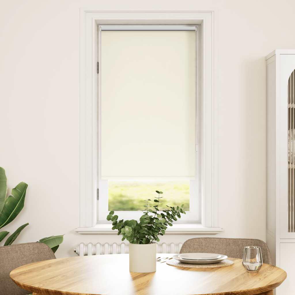 VidaXL Verdunkelungsrollo 40 x 100 cm Cremeweiß
