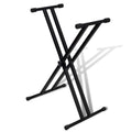 VidaXL Verstellbarer Keyboardständer mit Doppel-X-Rahmen