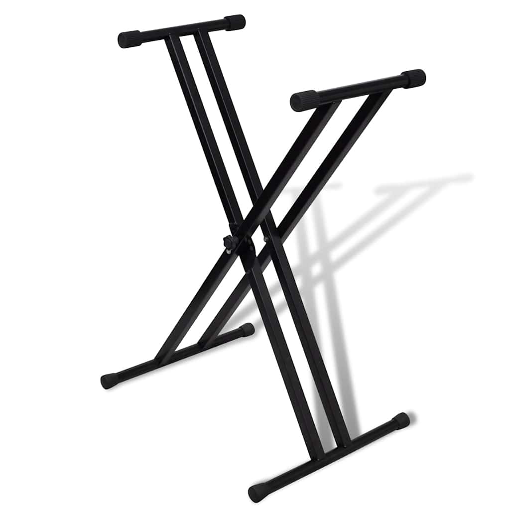 VidaXL Verstellbarer Keyboardständer mit Doppel-X-Rahmen