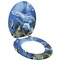 VidaXL Toilettensitz Delfin MDF
