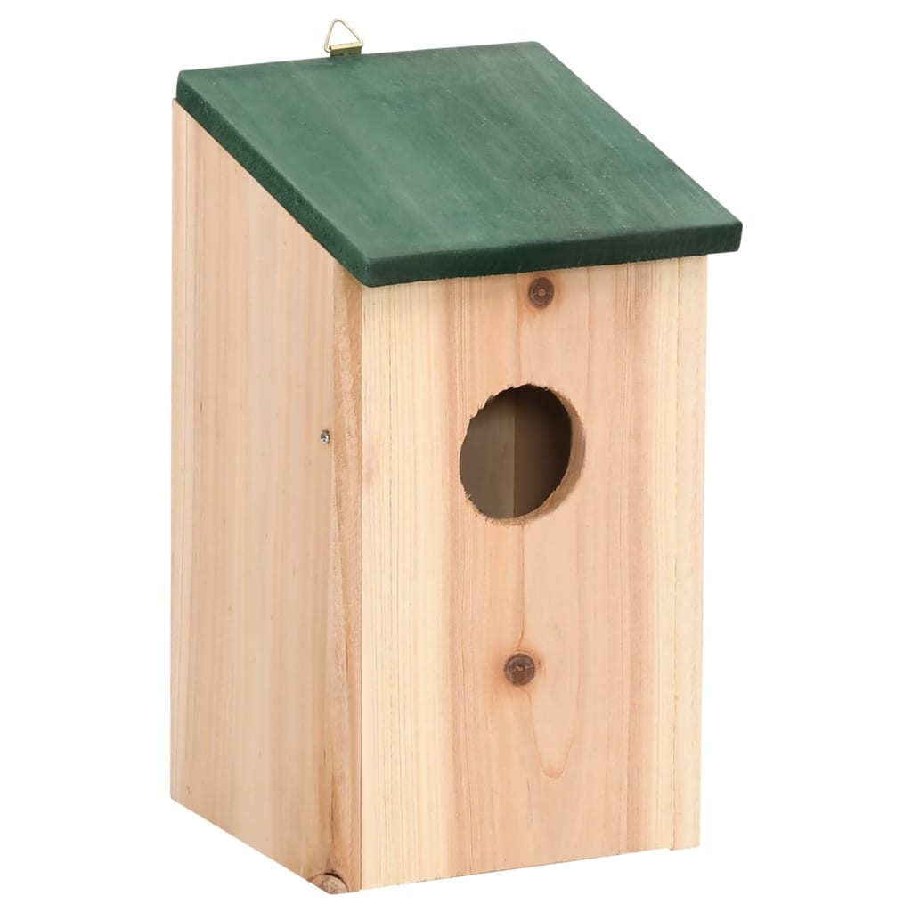 VidaXL Vogelhäuser, 4 Stück, 12 x 12 x 22 cm, Holz