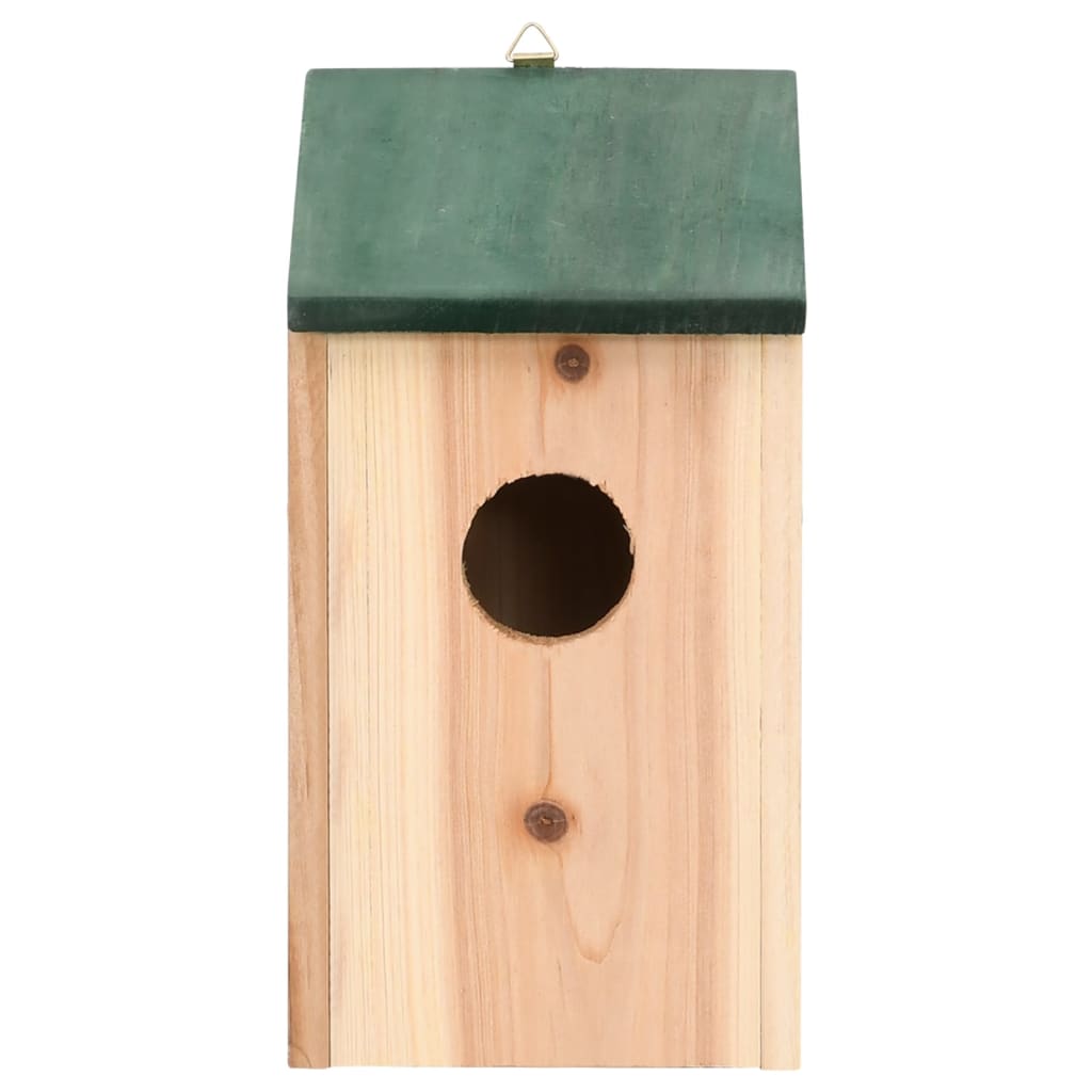 VidaXL Vogelhäuser, 4 Stück, 12 x 12 x 22 cm, Holz