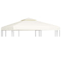 VidaXL Ersatz-Zeltplane für Pavillons, 310 g/m², 3 x 3 m, cremeweiß