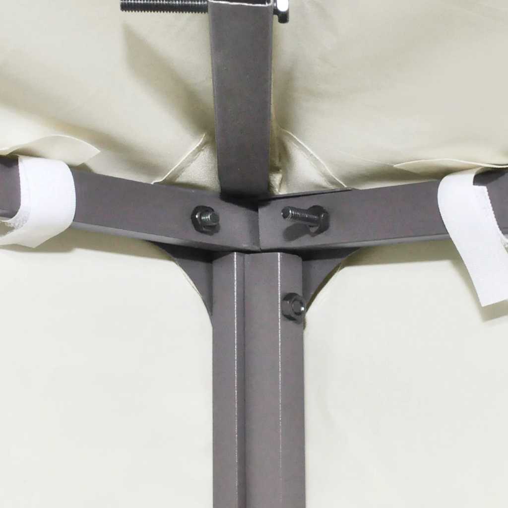 VidaXL Ersatz-Zeltplane für Pavillons, 310 g/m², 3 x 3 m, cremeweiß
