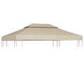 VidaXL Ersatz-Zeltplane für Pavillons, 310 g/m², 3 x 4 m, beige