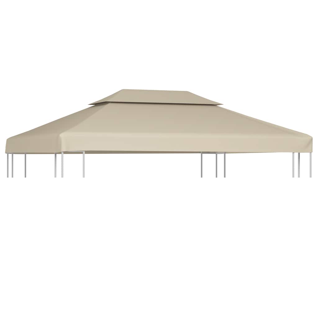 VidaXL Ersatz-Zeltplane für Pavillons, 310 g/m², 3 x 4 m, beige