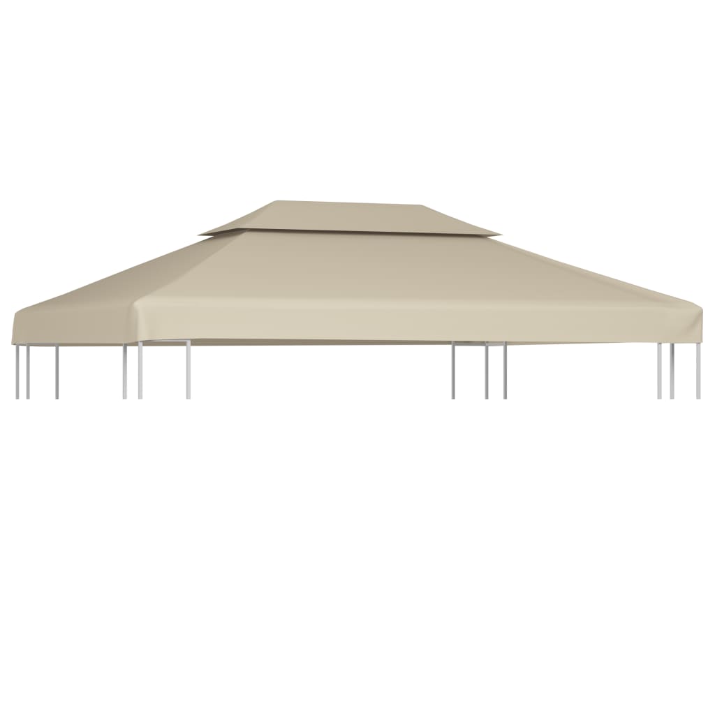 VidaXL Ersatz-Zeltplane für Pavillons, 310 g/m², 3 x 4 m, beige