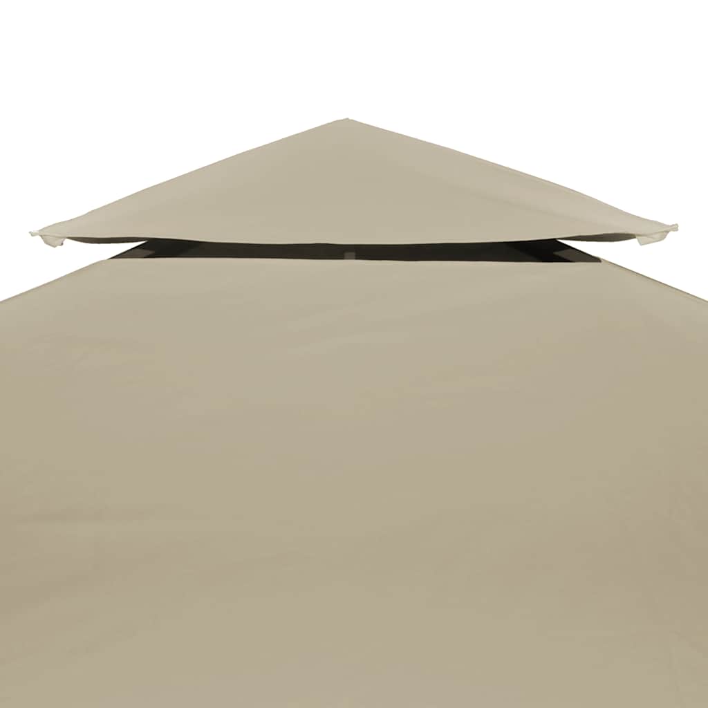 VidaXL Ersatz-Zeltplane für Pavillons, 310 g/m², 3 x 4 m, beige