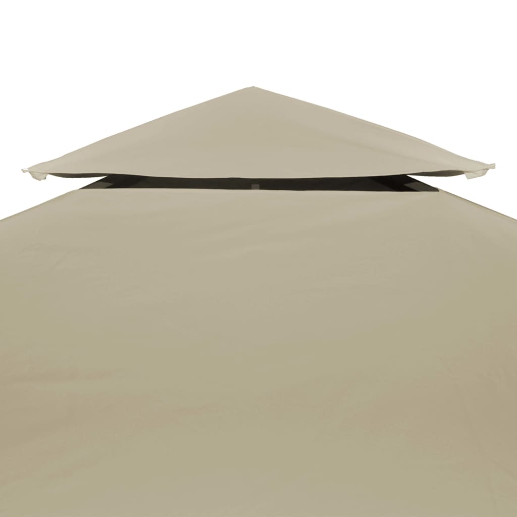 VidaXL Ersatz-Zeltplane für Pavillons, 310 g/m², 3 x 4 m, beige