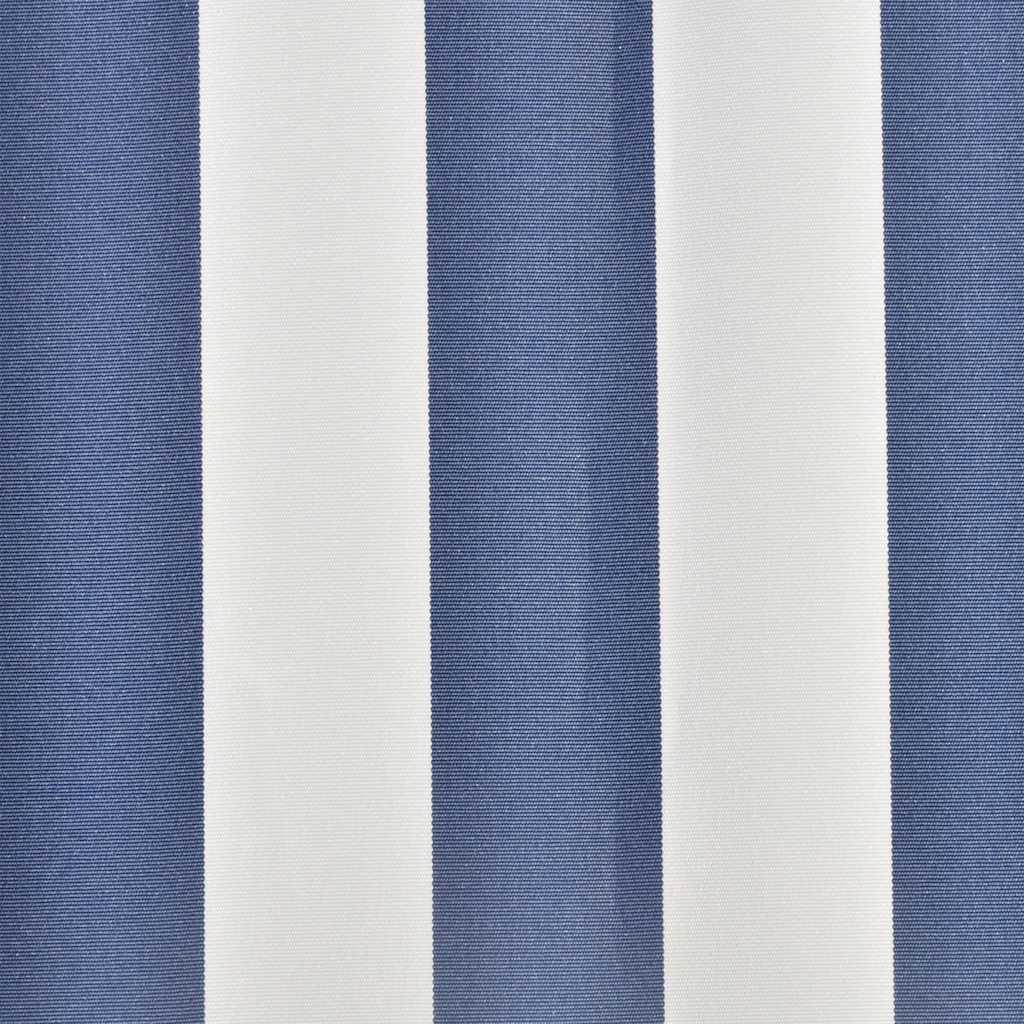 VidaXL Markisentuch 3x2,5 m, Segeltuch, blau-weiß