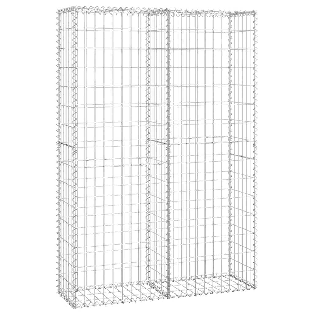 Vidaxx Gabione mit Deckel 150x100x30 cm verzinkter Draht