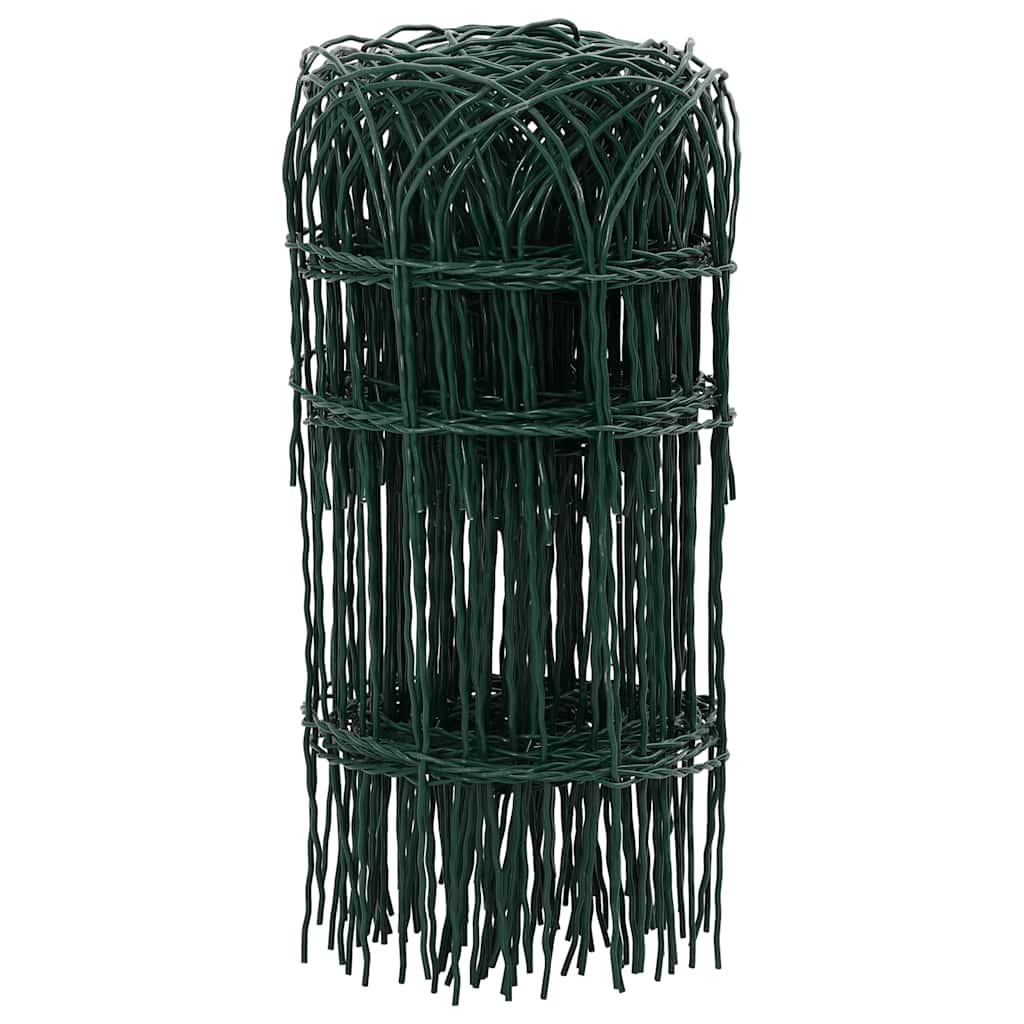 VidaXL Grenzzaun 10 x 0,4 m, pulverbeschichtetes Eisen