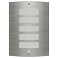 Vidaxl sierlijke rvs wandlamp met bewegingssensor