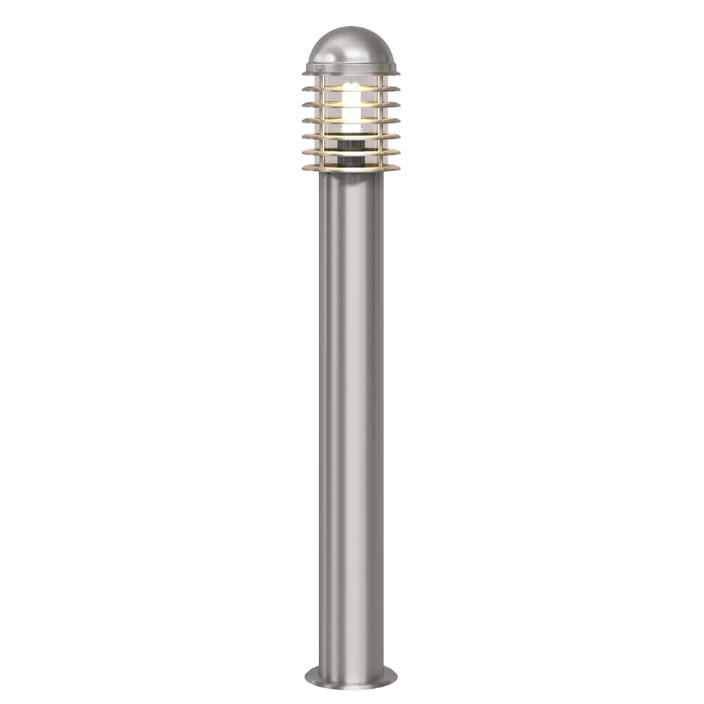 VidaXL Zylindrische LED-Gartenleuchte aus Edelstahl