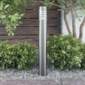 VidaXL Zylindrische LED-Gartenleuchte aus Edelstahl