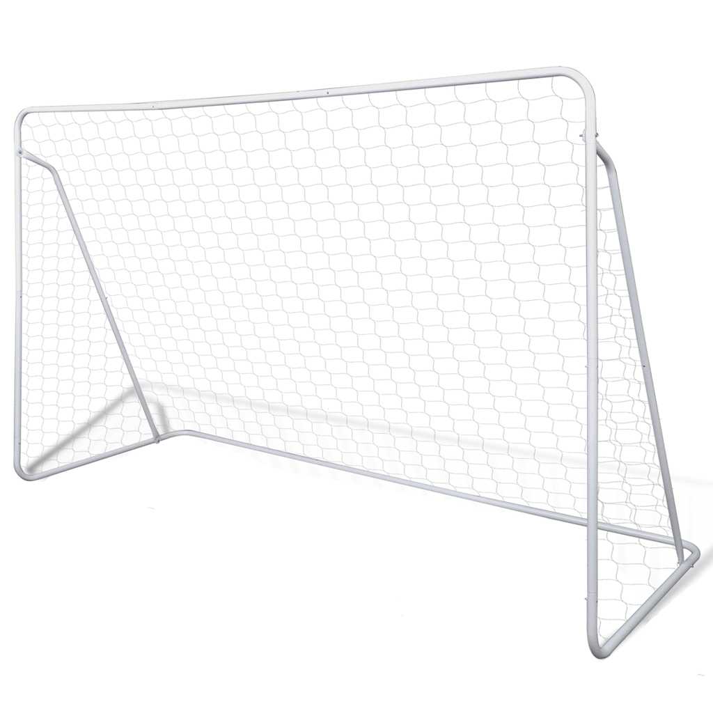 VidaXL Fußballtor-Set aus hochwertigem Stahl, 240 x 90 x 150 cm