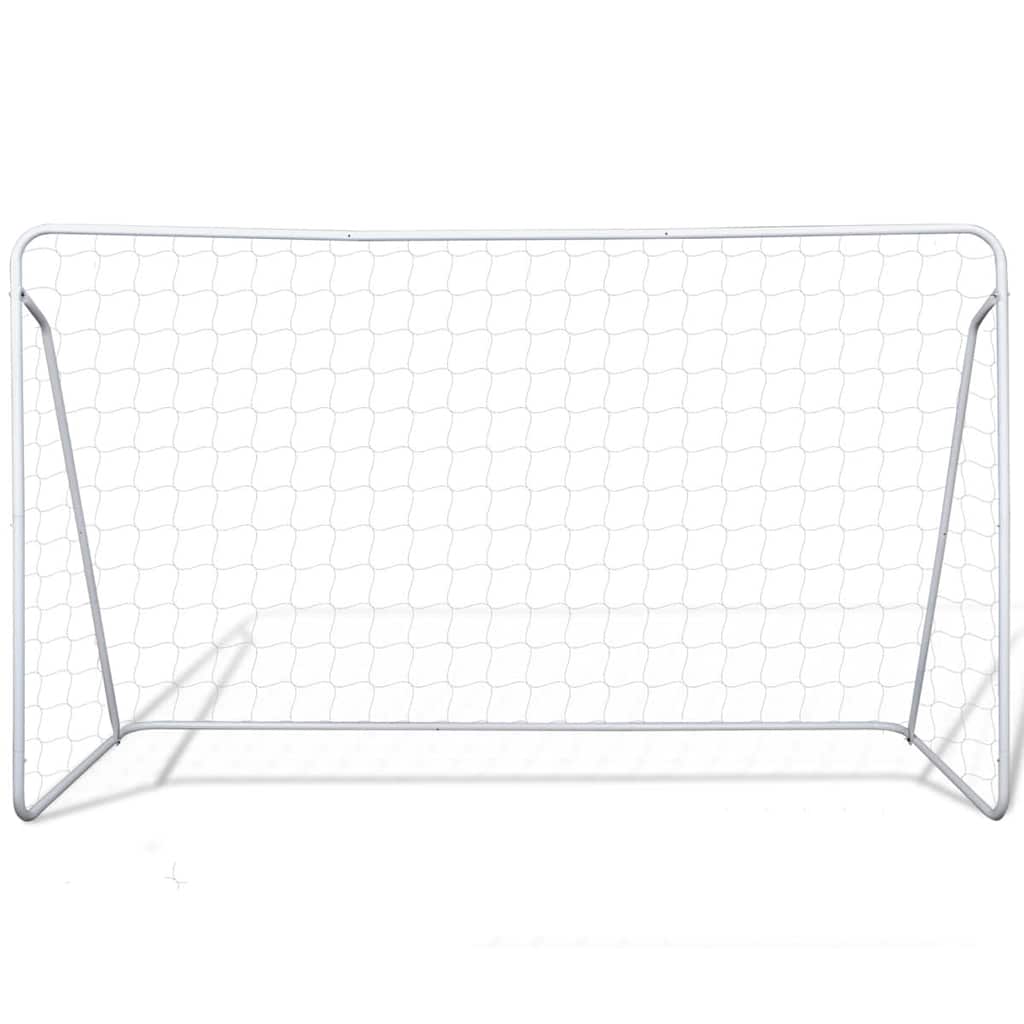 VidaXL Fußballtor-Set aus hochwertigem Stahl, 240 x 90 x 150 cm