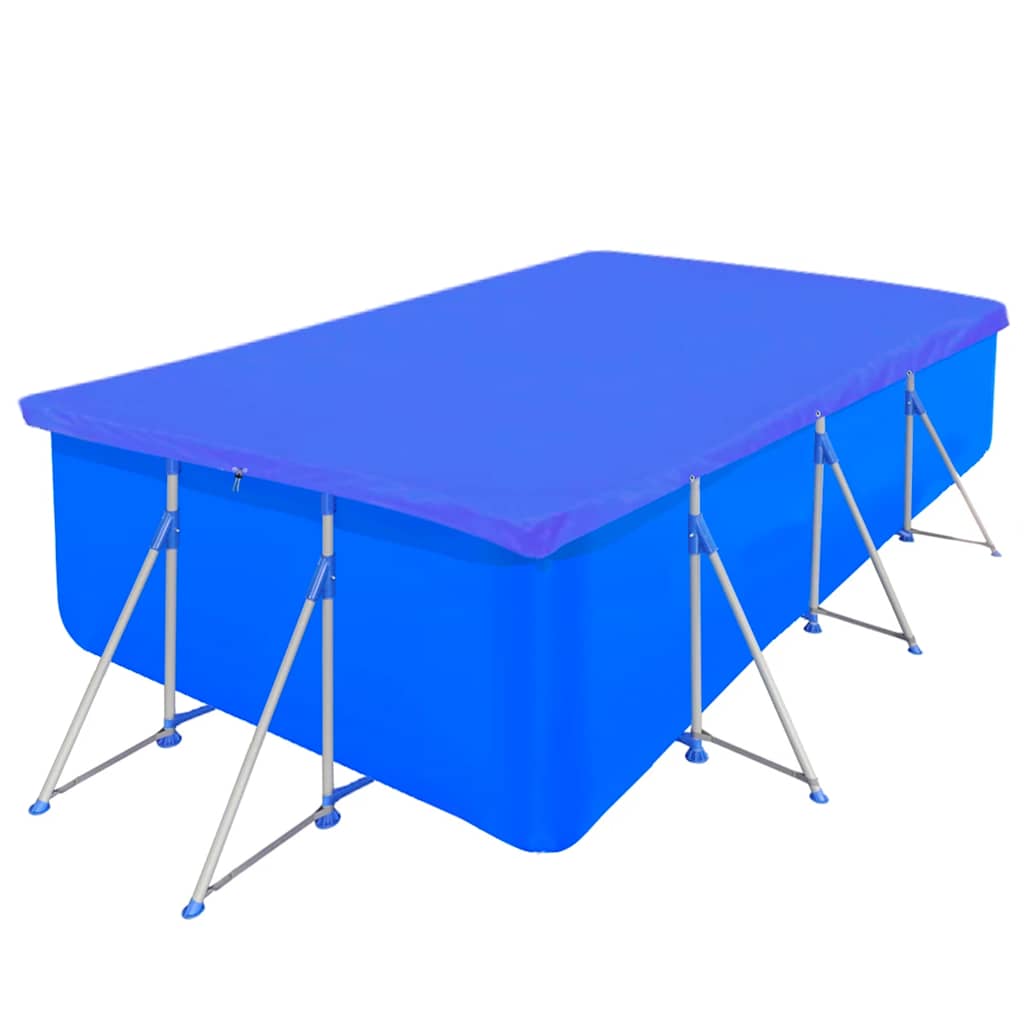 VidaXL Schwimmbadabdeckung rechteckig 90 g/m² 394x207 cm pe