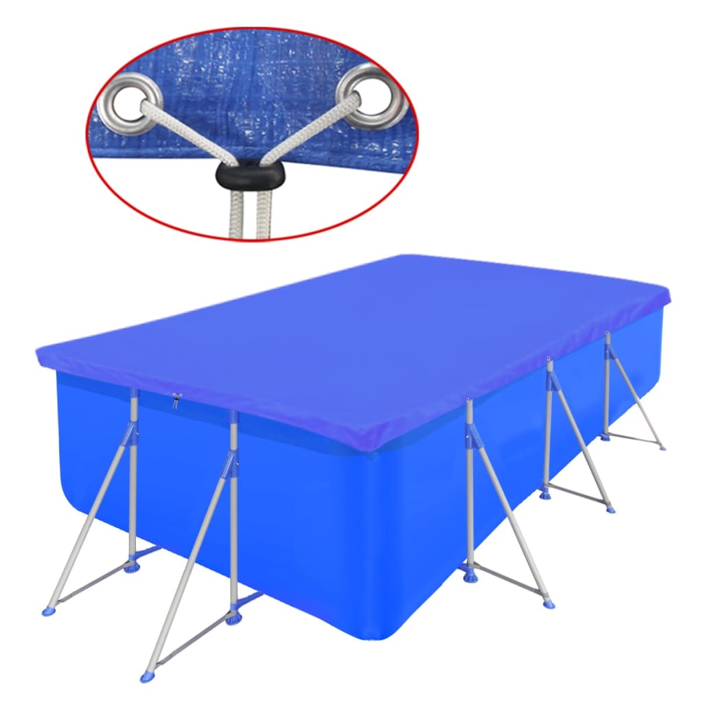 Vidaxl zwembadhoes rechthoekig 90 g m² 540x270 cm pe