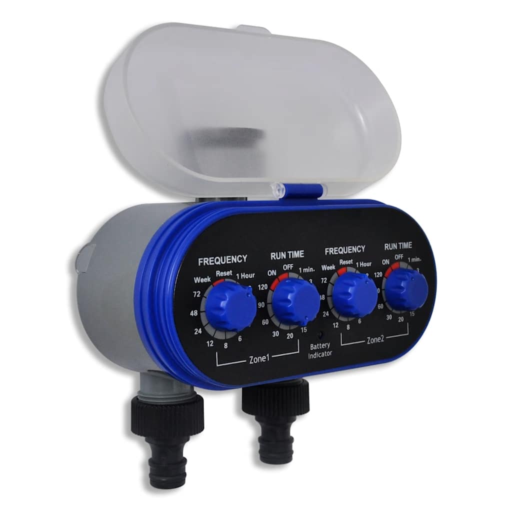 VidaXL Elektrische Bewässerungsuhr (2 Ausgänge)