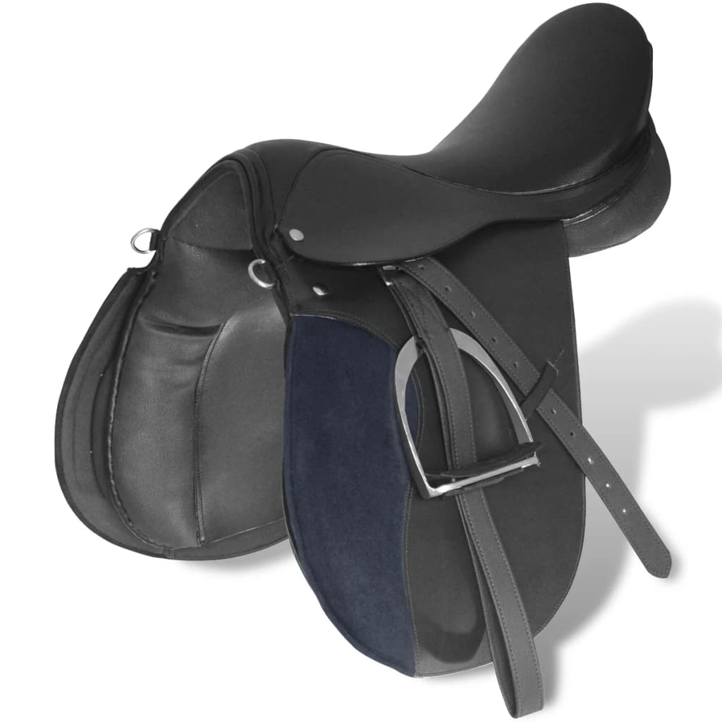 VIDAXL ECHTES LEDER-FAHRRAD-NAHE 17,5 12 cm (5-in-1-Set, schwarz)