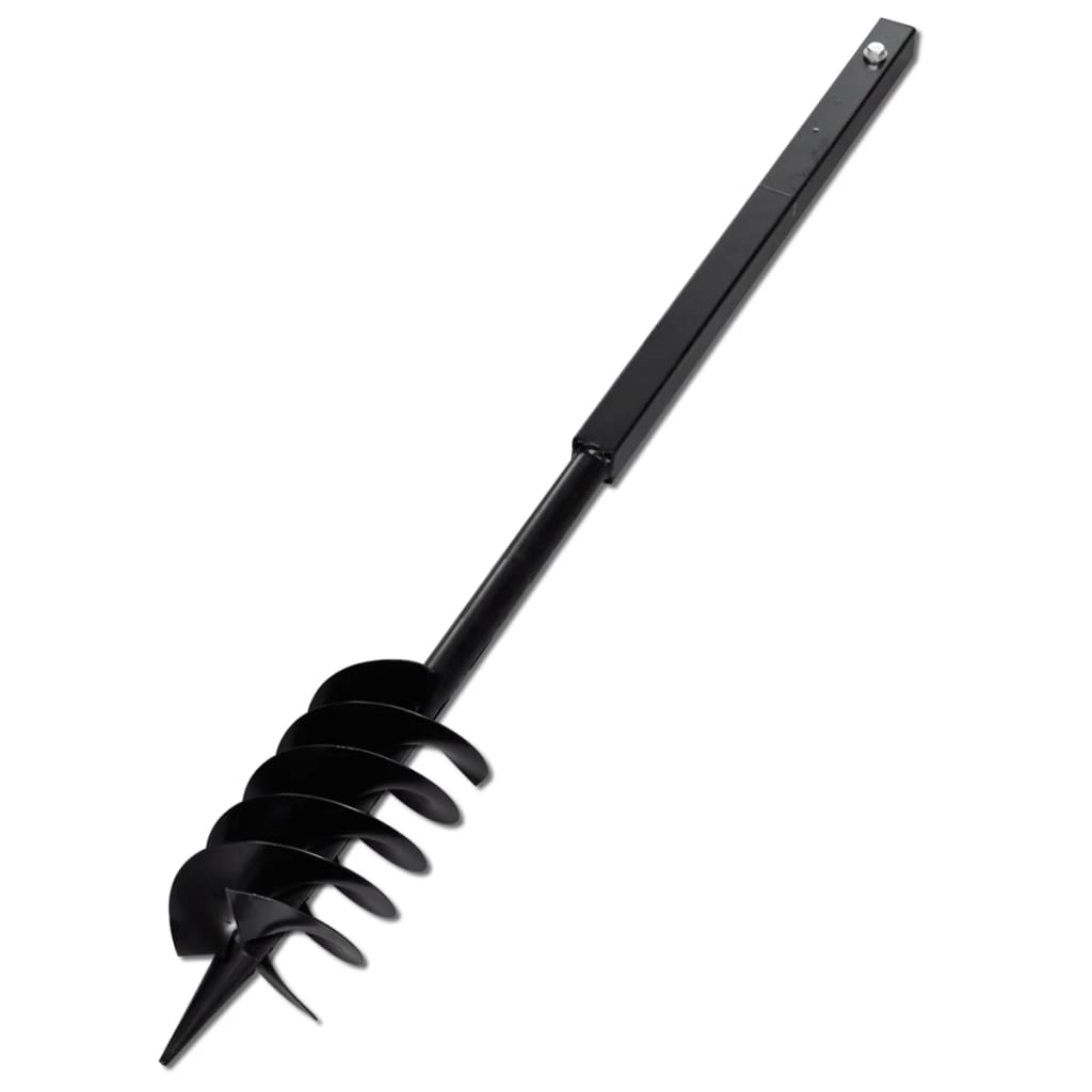 VidaXL Erdbohrer mit Griff und Schraubenkopf 150 mm (Schwarz)