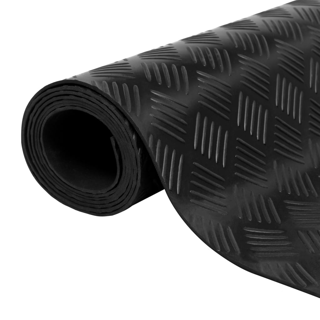 VidaXL Gummi Anti-Rutsch-Bodenmatte 5x1m Tränenplatte
