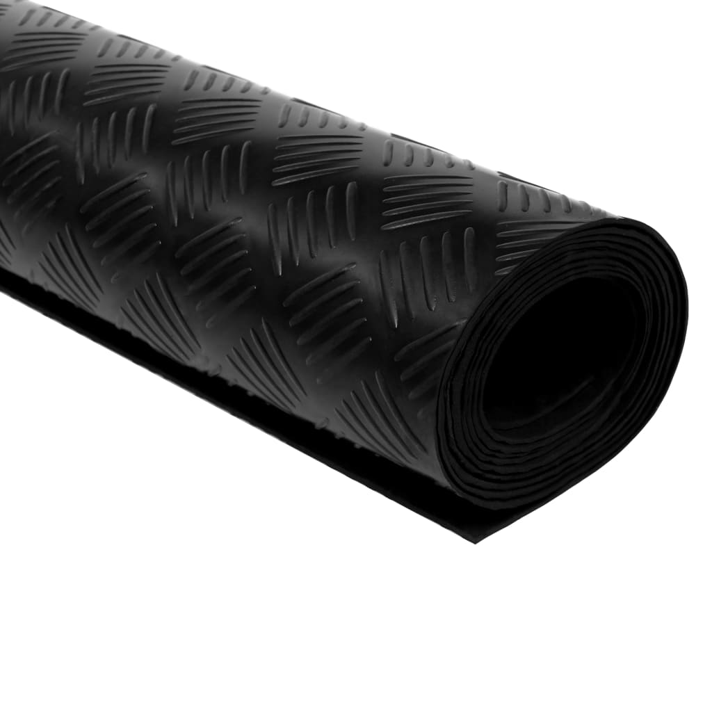 VidaXL Gummi Anti-Rutsch-Bodenmatte 5x1m Tränenplatte