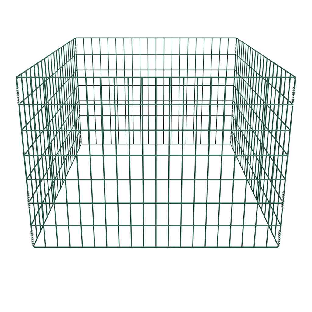 Vidaxl compostbak vierkant 100x100x70 cm mesh