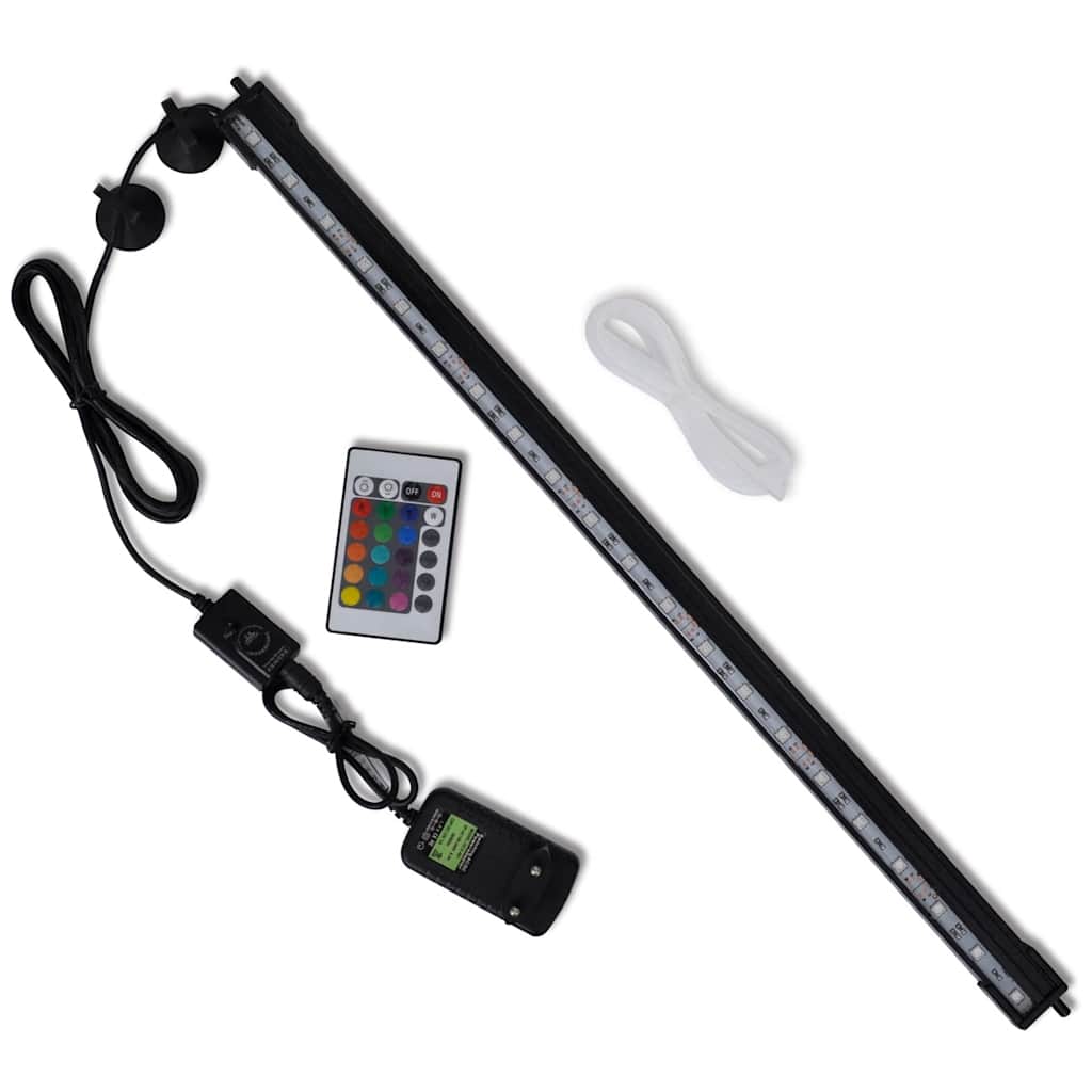 VidaXL LED-Aquarienleuchte mit Sprudelfunktion RGB 56,5 cm
