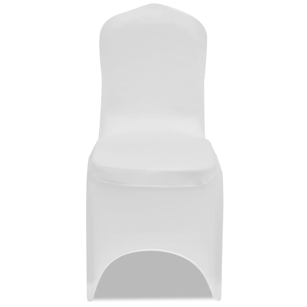 VidaXL Stuhlhussen Stretch Weiß (50 Stück)