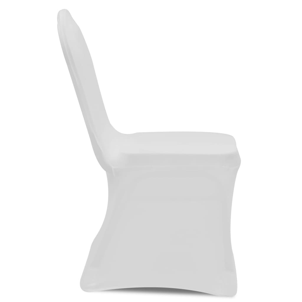 VidaXL Stuhlhussen Stretch Weiß (50 Stück)