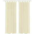 Vidaxl gordijn crème 140x245 cm (2 stuks)