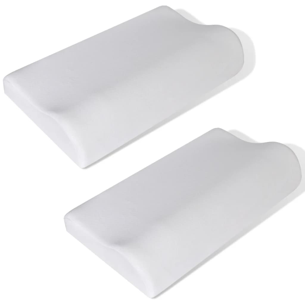 VidaXL Orthopädisches Kissen-Set, 2-teilig