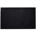 Vidaxl deurmat 90x60 cm pvc zwart
