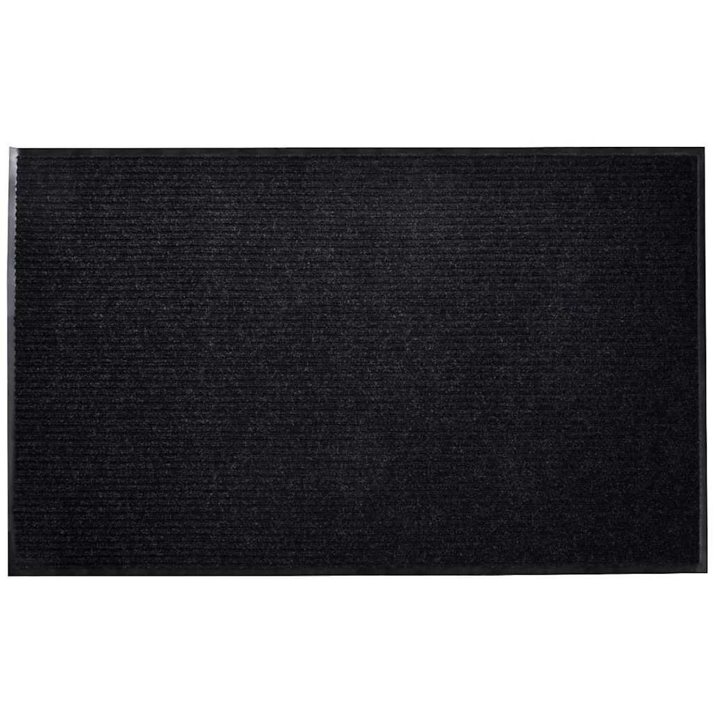 Vidaxl deurmat 90x150 cm pvc zwart