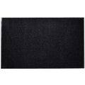 Vidaxl deurmat 90x150 cm pvc zwart