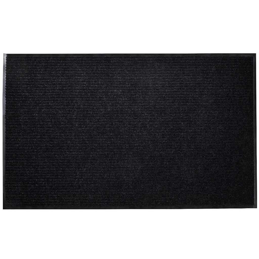 Vidaxl deurmat 120x180 cm pvc zwart