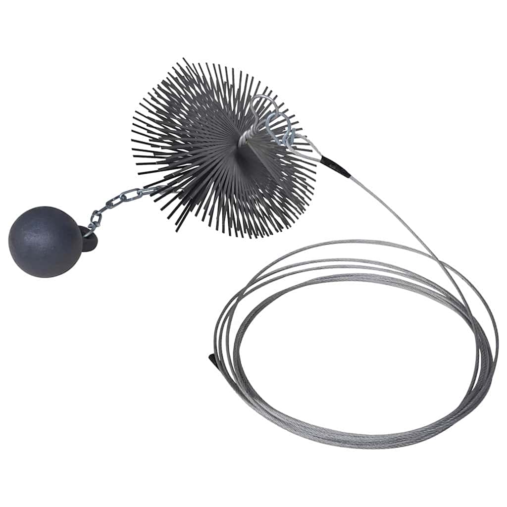 Vidaxl schoorsteenveegborstel rond ø 20 cm