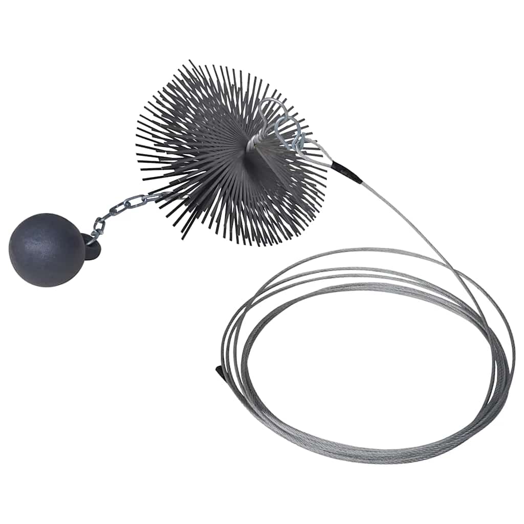 VidaXL Kaminbürste Rund ø 20 cm