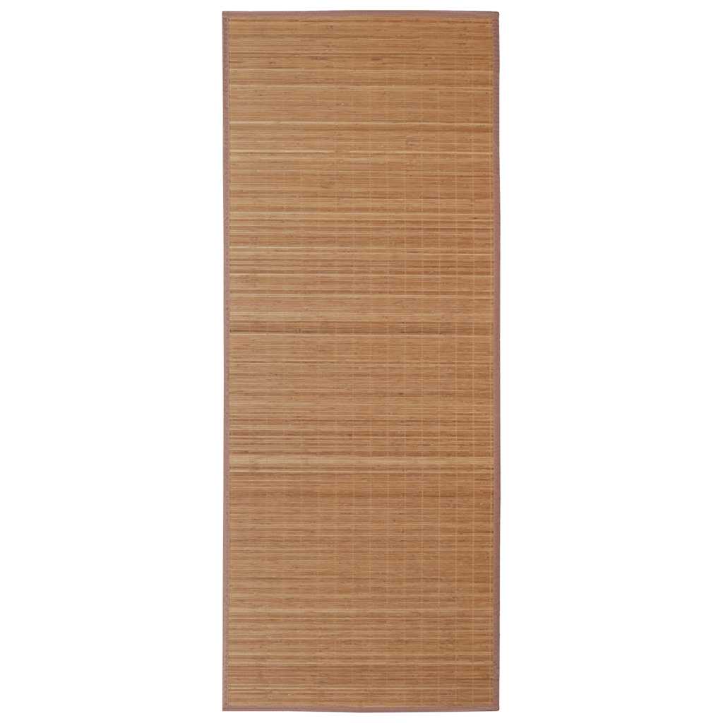 VidaXL Teppich rechteckig 120x180 cm Bambusbraun